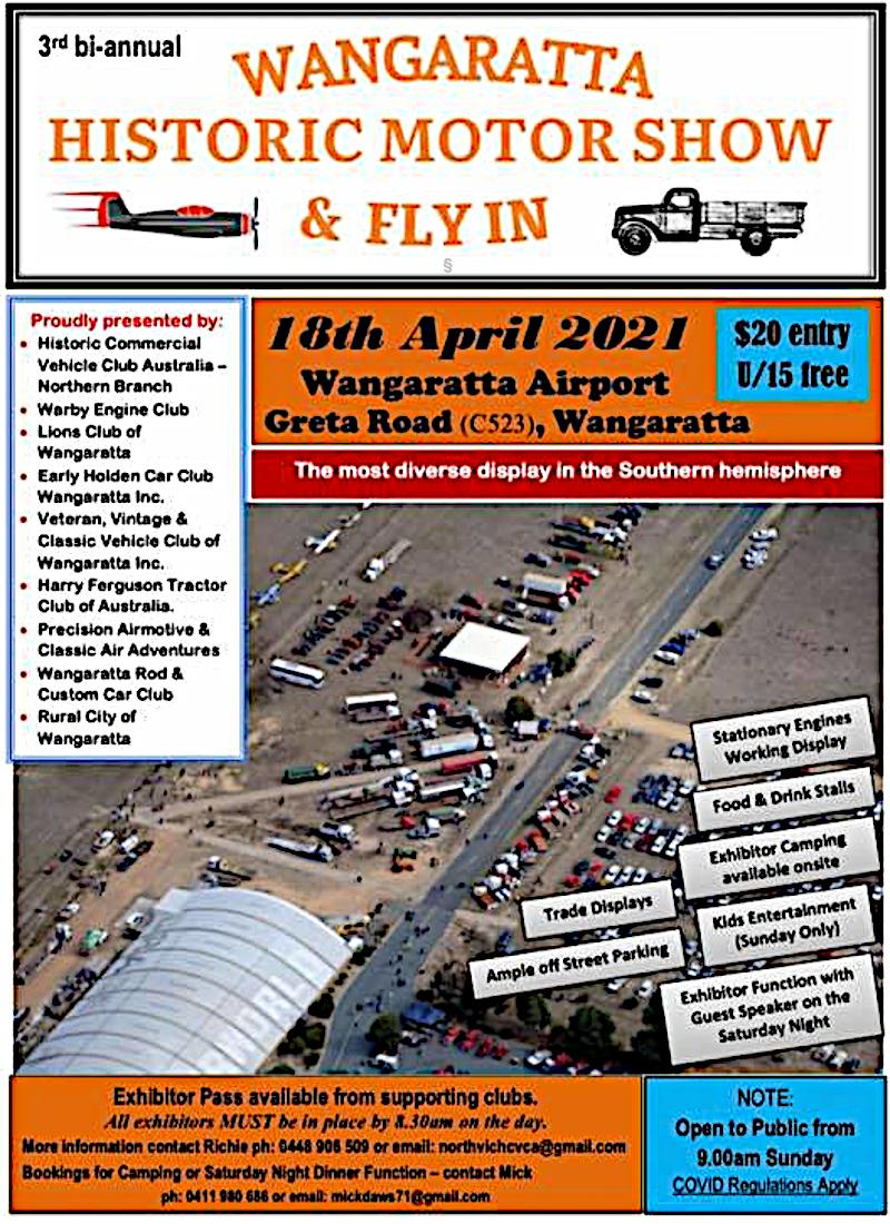 Wangaratta Historic Motor Show and Fly In