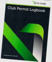 Vicroads Club Permit Log book